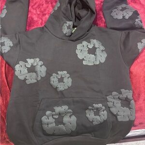 Black Graphic Hoodie